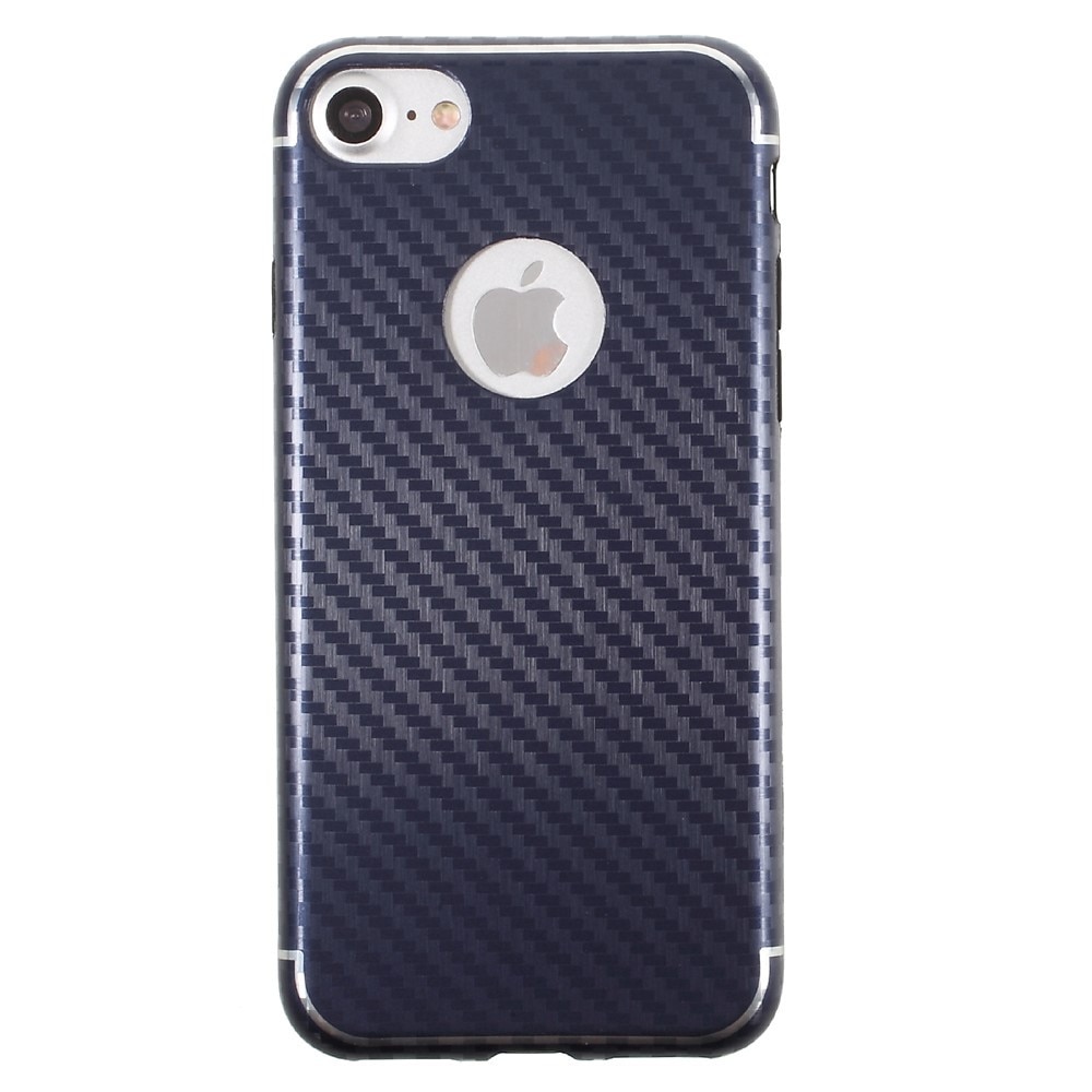 Carcasa IPhone 7, Protectie Spate, Producator ISMILE, Dark Blue,TPU