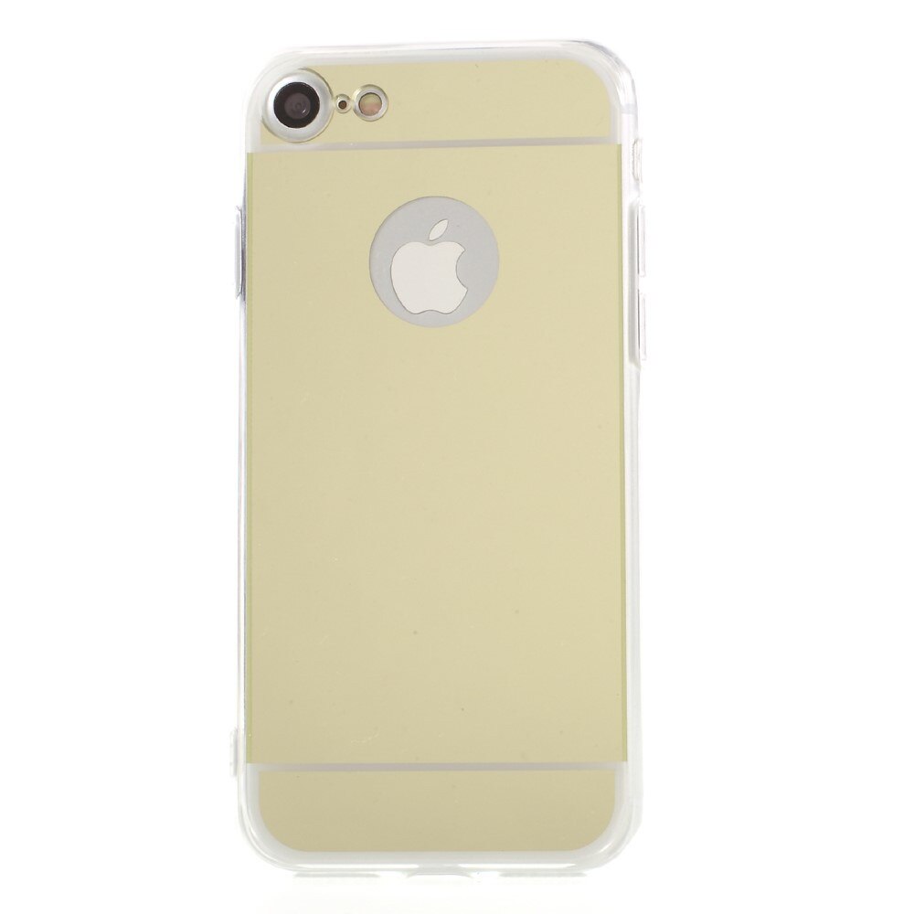 Husa / Carcasa iPhone 7 , Culoare Gold, Silicon, Protectie Spate si Laterale, Slim