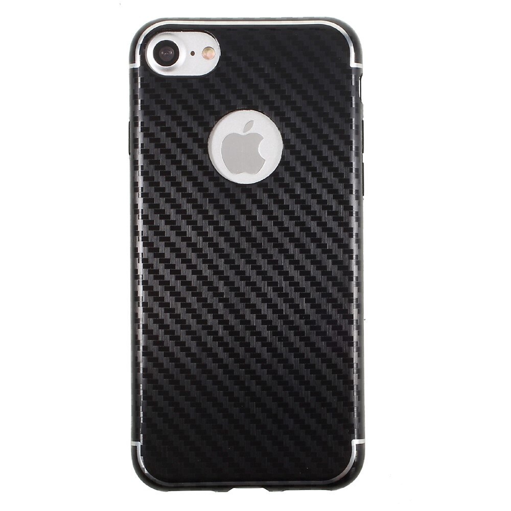 Husa/ Carcasa IPhone 7, Culoare Negru, Ultraslim, Silicon,Producator iSmile