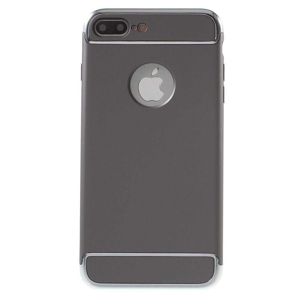 Carcasa iPhone 7 Plus, Plastic Dur, Carcasa Protectie Spate, Culoare Gri