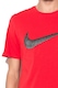 Nike, Тениска по тялото, с щампа с лого, Червен, XL