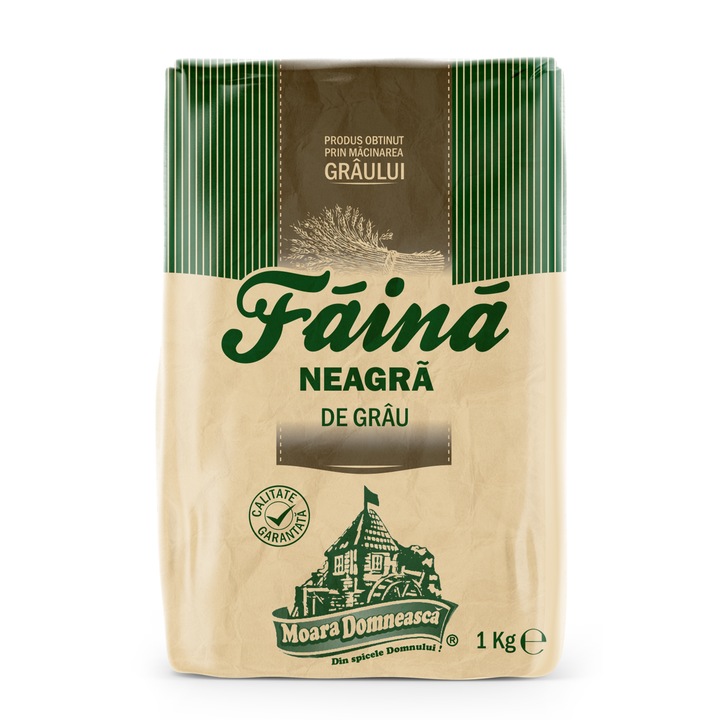Faina neagra de grau Moara Domneasca, 1kg