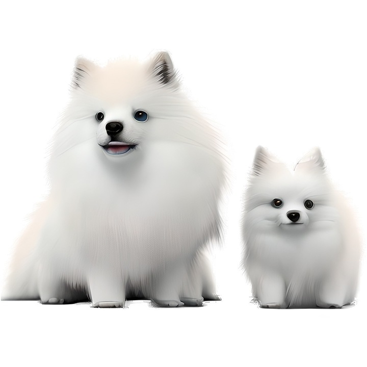 Sticker decorativ, Catel German, Alb, 80 cm, 1244STK