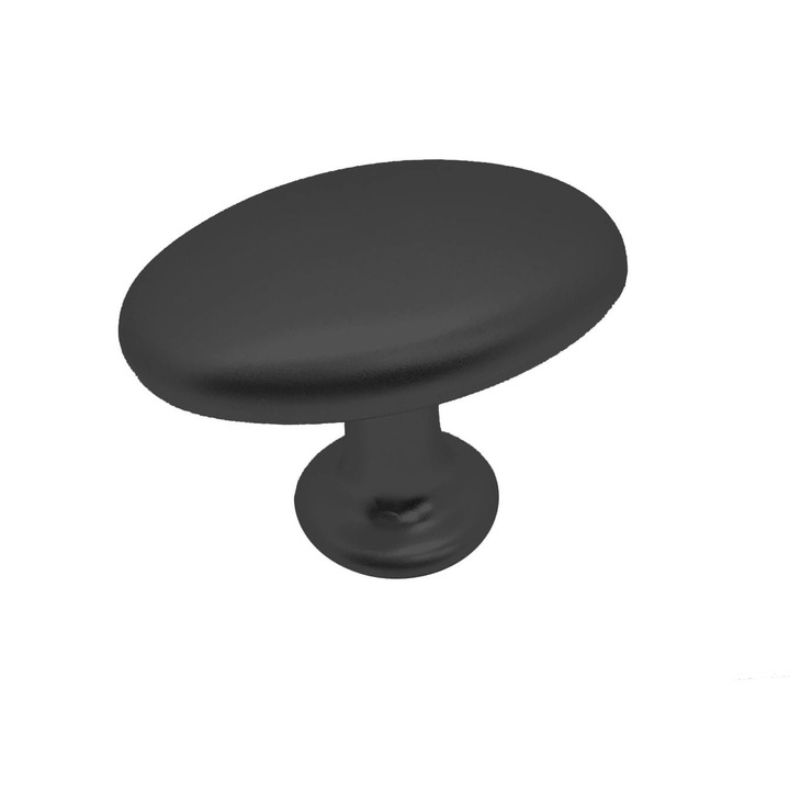 Buton de mobila NAPOLI A-325, negru mat