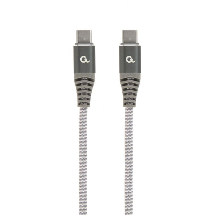 Gembird USB Type-C - USB Type-C Power Delivery adat- és töltőkábel 1,5m (CC-USB2B-CMCM60-1.5M) (CC-USB2B-CMCM60-1.5M)