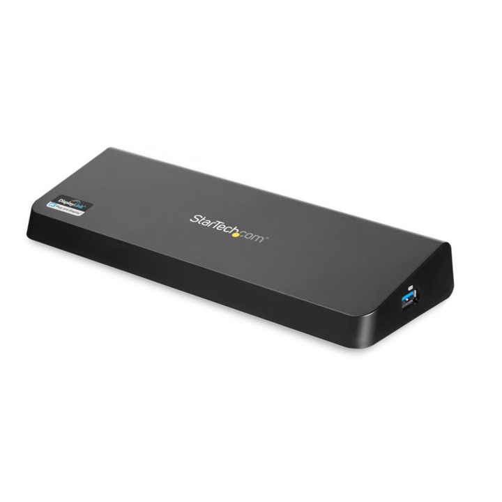 Докинг станция, StarTech, двоен USB 3.0 монитор, HDMI, 4K Display Port, черен