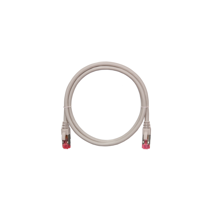 Nikomax Patch кабел S/FTP CAT6a LSOH, 3m, сив (NMC-PC4SA55B-030-C-GY)