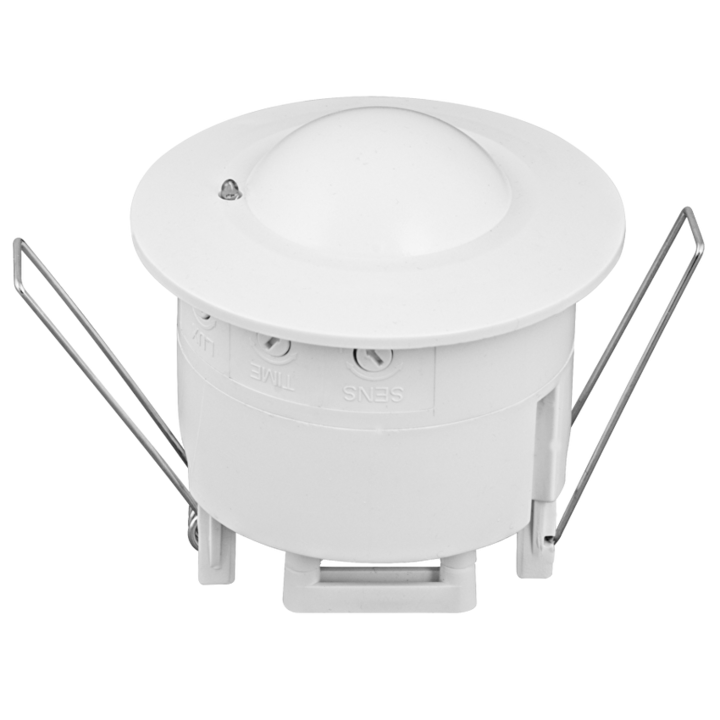 Senzor microunde incorporat, Ultralux, 360°, Alb