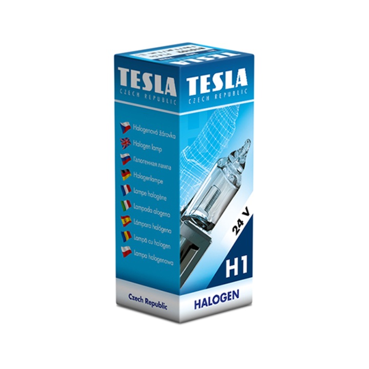 Bec auto halogen H1, Tesla, 24V/70W