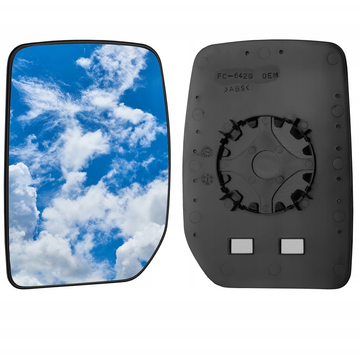 Oglinda, Ford Transit, Gata De Montare, Versiune Fara Incalzire, Piesa De Schimb Noua De Inalta Calitate, Alb, 1 Buc