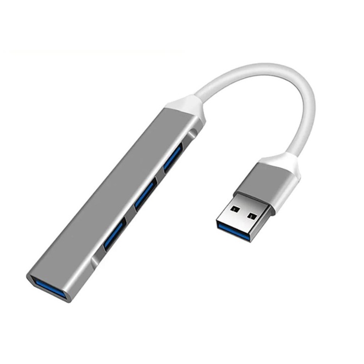 Hub 4in1 MaxOnline™ USB / usb 3.0, adatátviteli sebesség 350 mb/s, gyorstöltés funkció
