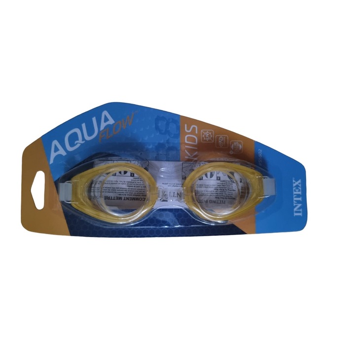 Детски очила за плуване Aqua Flow Intex, Жълти