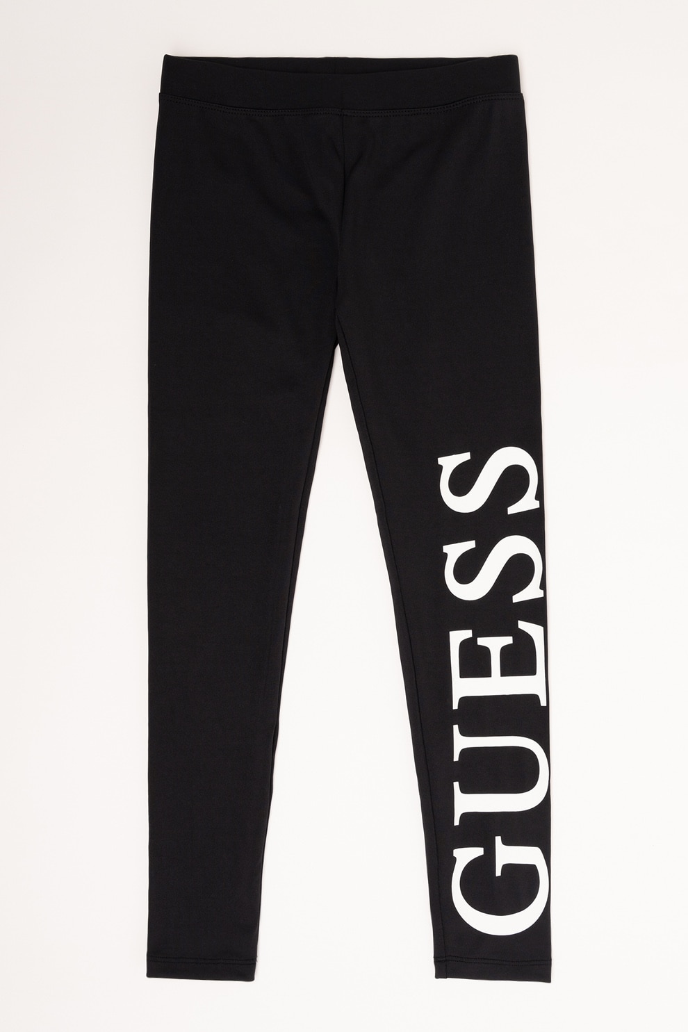 GUESS KIDS, Colanti cu imprimeu logo, Negru, 135-139 CM