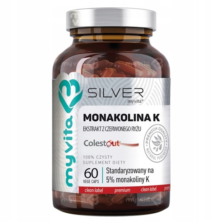 Supliment alimentar, MyVita, Monacolin K, 60 capsule