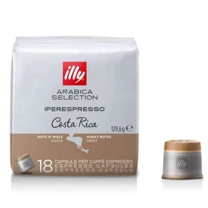 Cafea Capsule Illy Iperespresso Monoarabica Costa Rica, 18 capsule
