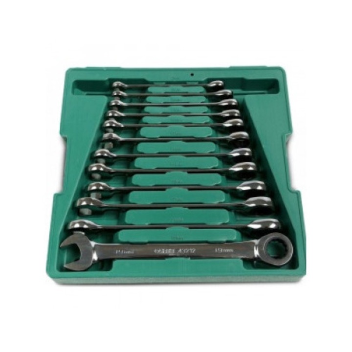 Set chei combinate Sata, 8-19mm, 12 piese