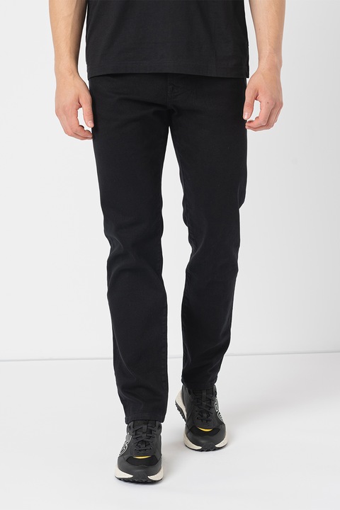 BOSS, Re.Maine straight fit farmernadrág, Fekete, W31-L32