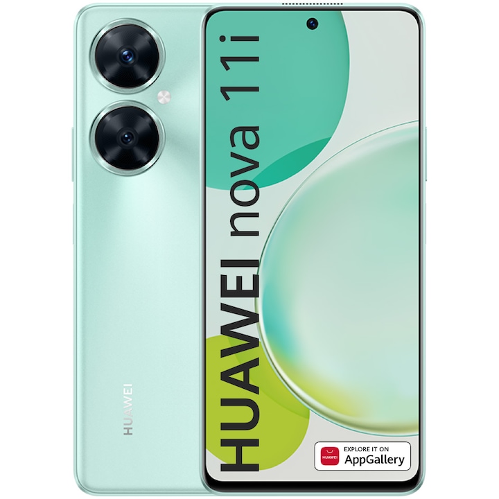 Telefon mobil Huawei nova 11i, 8GB RAM, 128GB, 4G, Mint Green