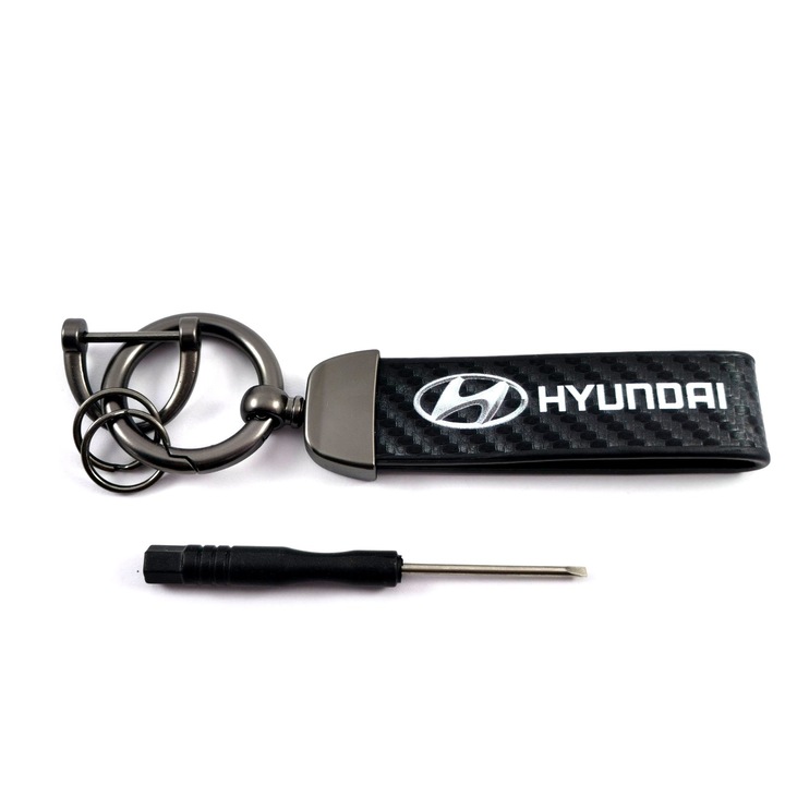 Ключодържател, За Hyundai, Кожен