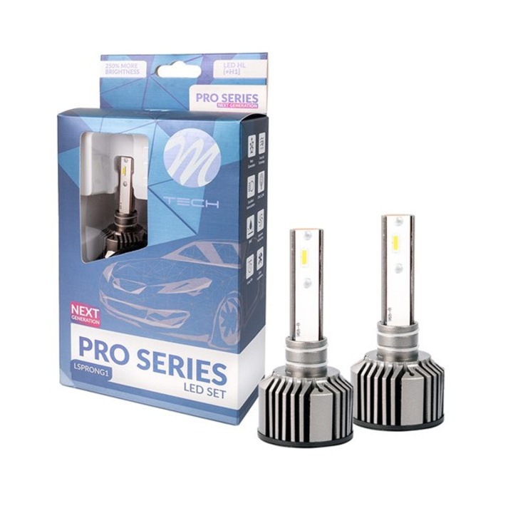 Комплект крушки, M-Tech, LED, Pro Series, 12V, H1, 40W