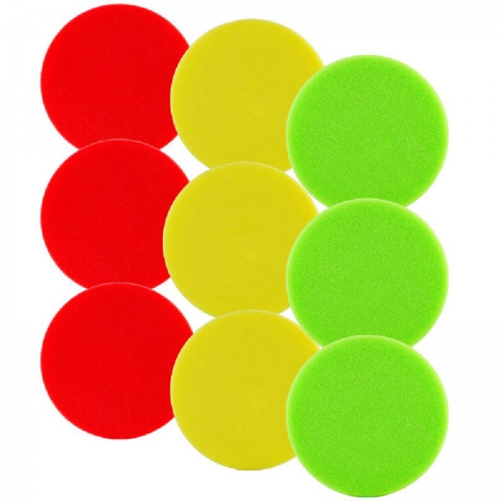 Set bureti de polisat auto 9 BUCATI, 55mm, SW-11725