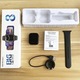 T900 Pro Max L okosóra, 8-as sorozat, 1,92 hüvelykes téglalap alakú képernyő, IOS/Android kompatibilis, Bluetooth hívás, értesítések, forgatható gomb, fekete