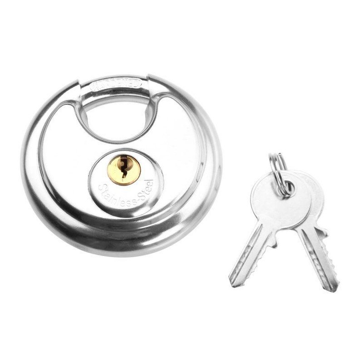 Zár kulccsal, rozsdamentes acél, Industrial LOCKplus, Tolsen