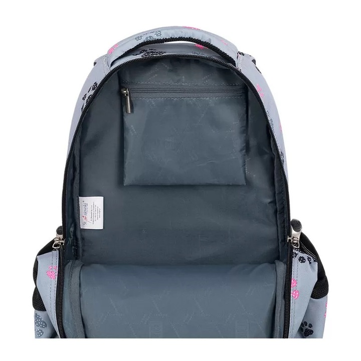 Ghiozdan clasele I-IV, 3 compartimente, Majewski, Gama St. Right, Colectia Paws 2025, BP-26