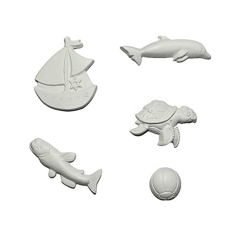 Set 5 figurine ipsos "La mare 2" 2-8 CM