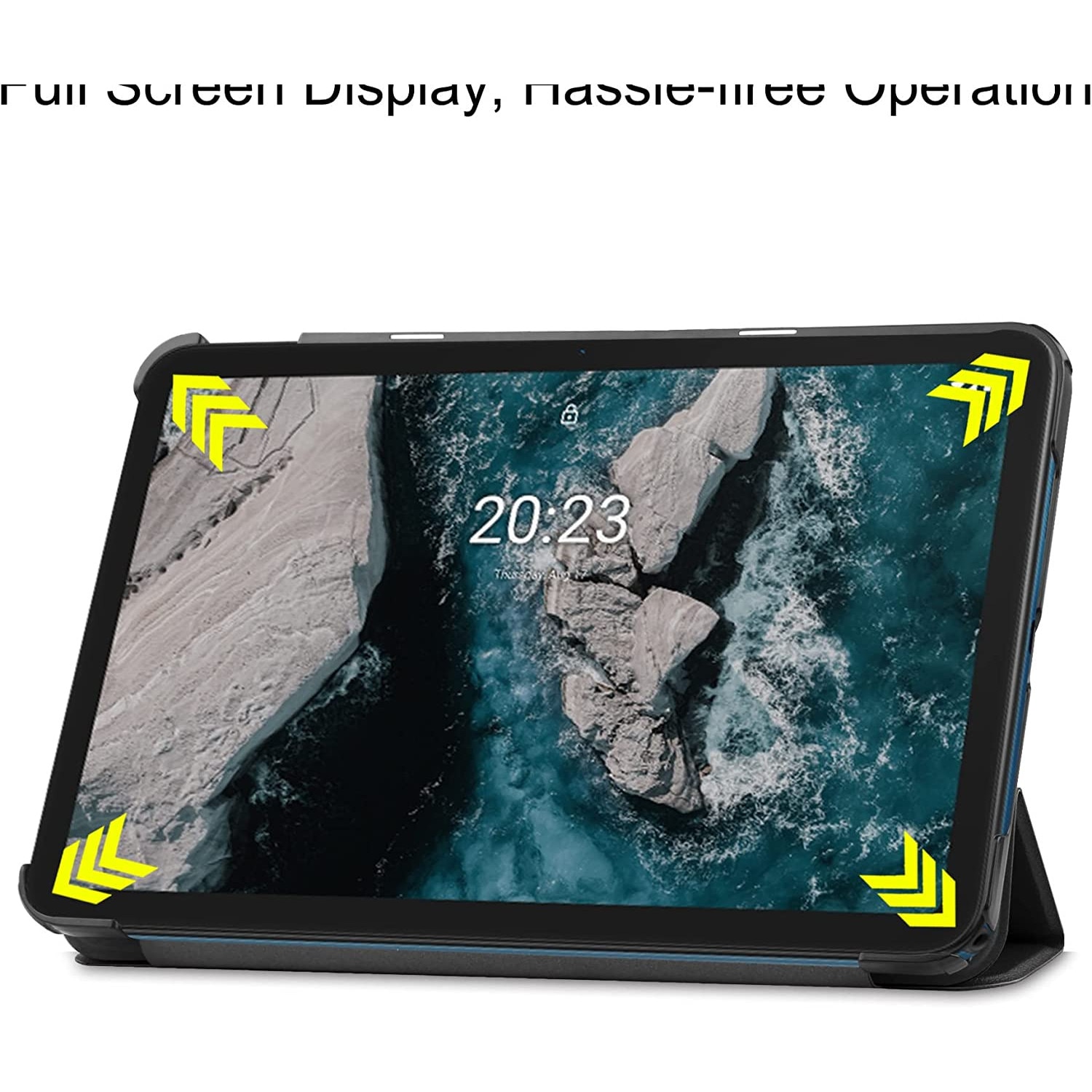 Husa Slim Sigloo, Smart Cover, Trifold, pentru tableta Samsung Galaxy Tab S6 Lite 2024/2022, 10.4", model Simple Red