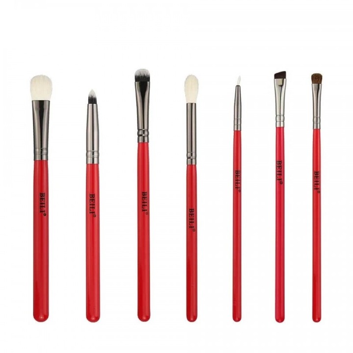 Set 7 pensule make-up Beili Red