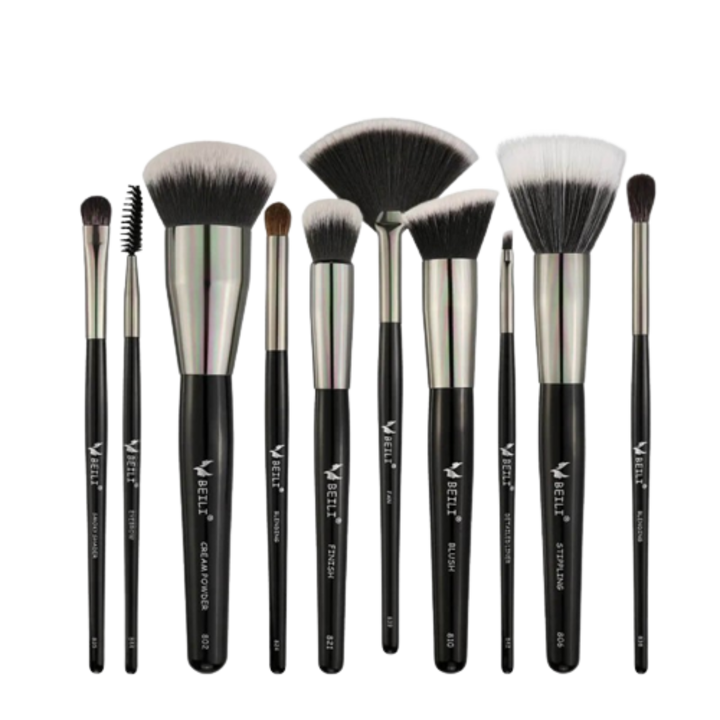 Set 10 pensule make-up Beili Black Professional