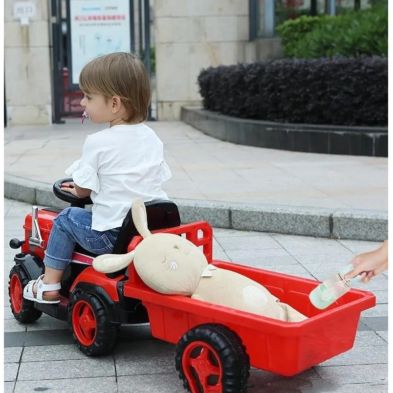 Tractor electric cu remorca Nichiduta King Track Red eMAG.ro