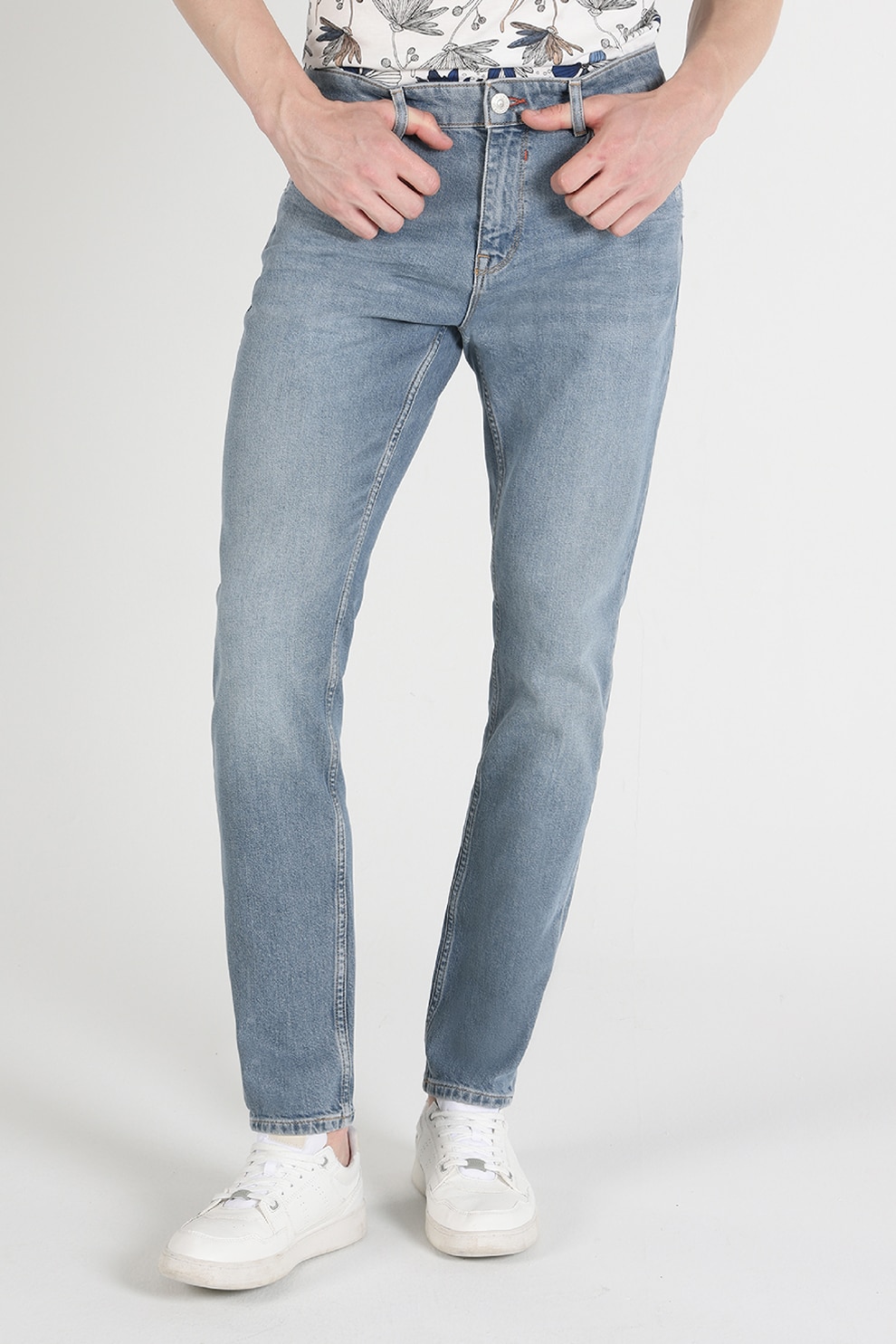 COLIN'S, Blugi slim-fit Danny, Albastru deschis, W28-L30