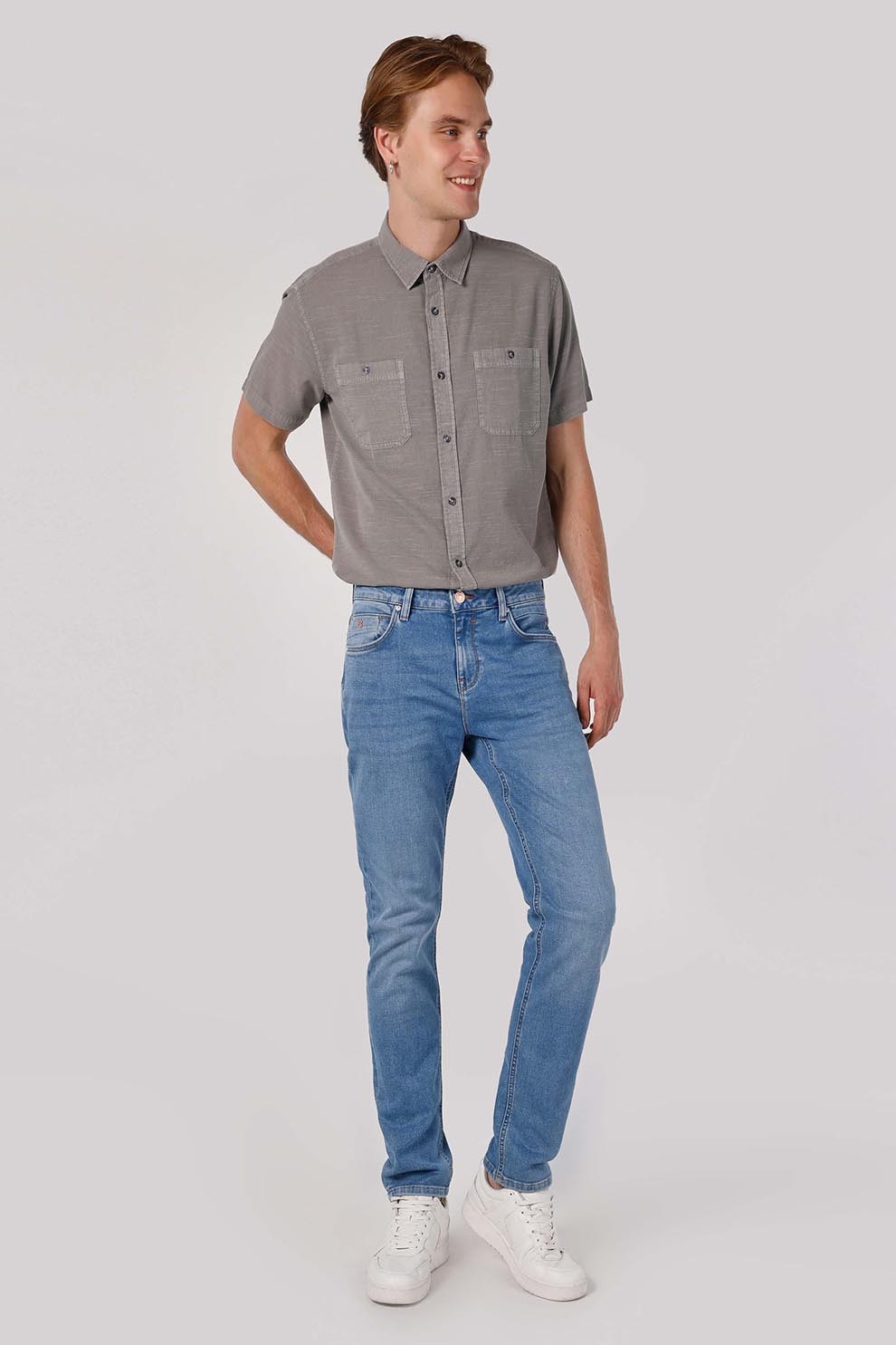 COLIN'S, Blugi drepti 044 Karl, Albastru deschis, W29-L32