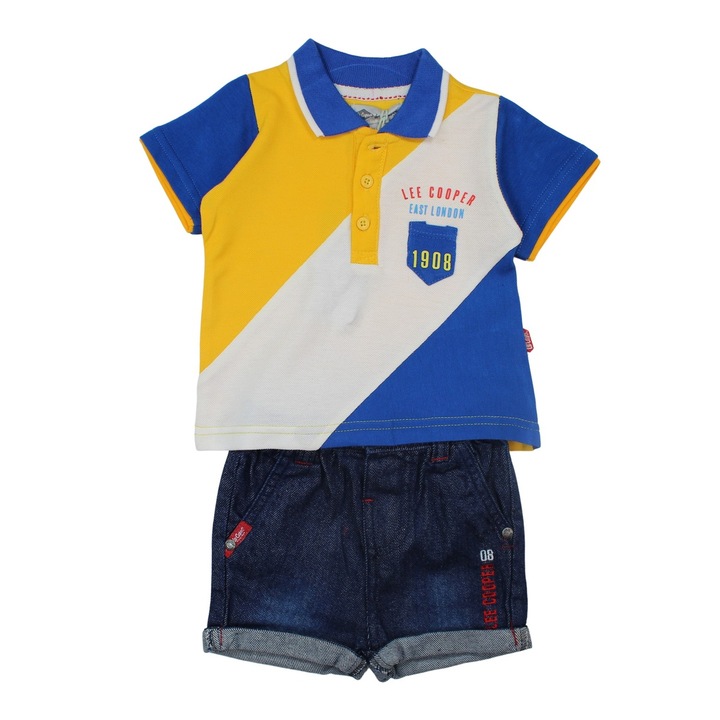 Compleu. baieti. albastru. si galben. Lee Cooper