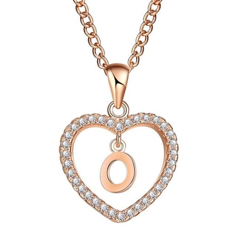 Szív nyaklánc, izmael, fém/ötvözet, arany