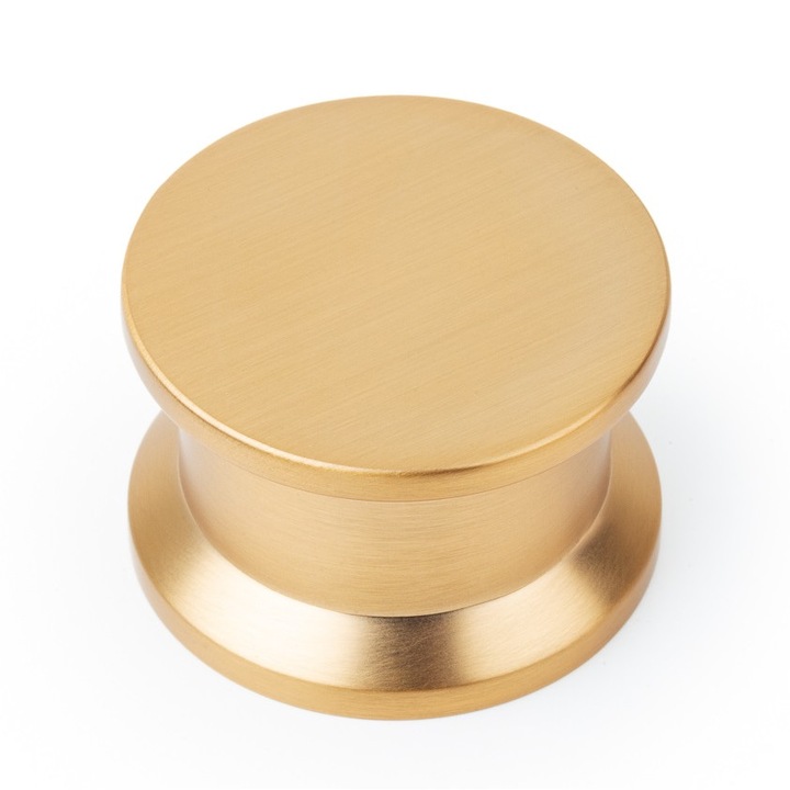 Bútor gomb OH! Zamak ötvözet, Polírozott üreges sárgaréz burkolat, Ø 40 mm