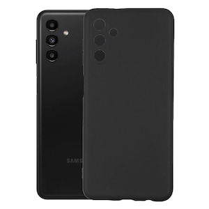 Husa protectie, interior de catifea, compatibila cu Samsung Galaxy A13 5G / A04s, FONIX BloomShield, silicon, margini ridicate, slim, Negru