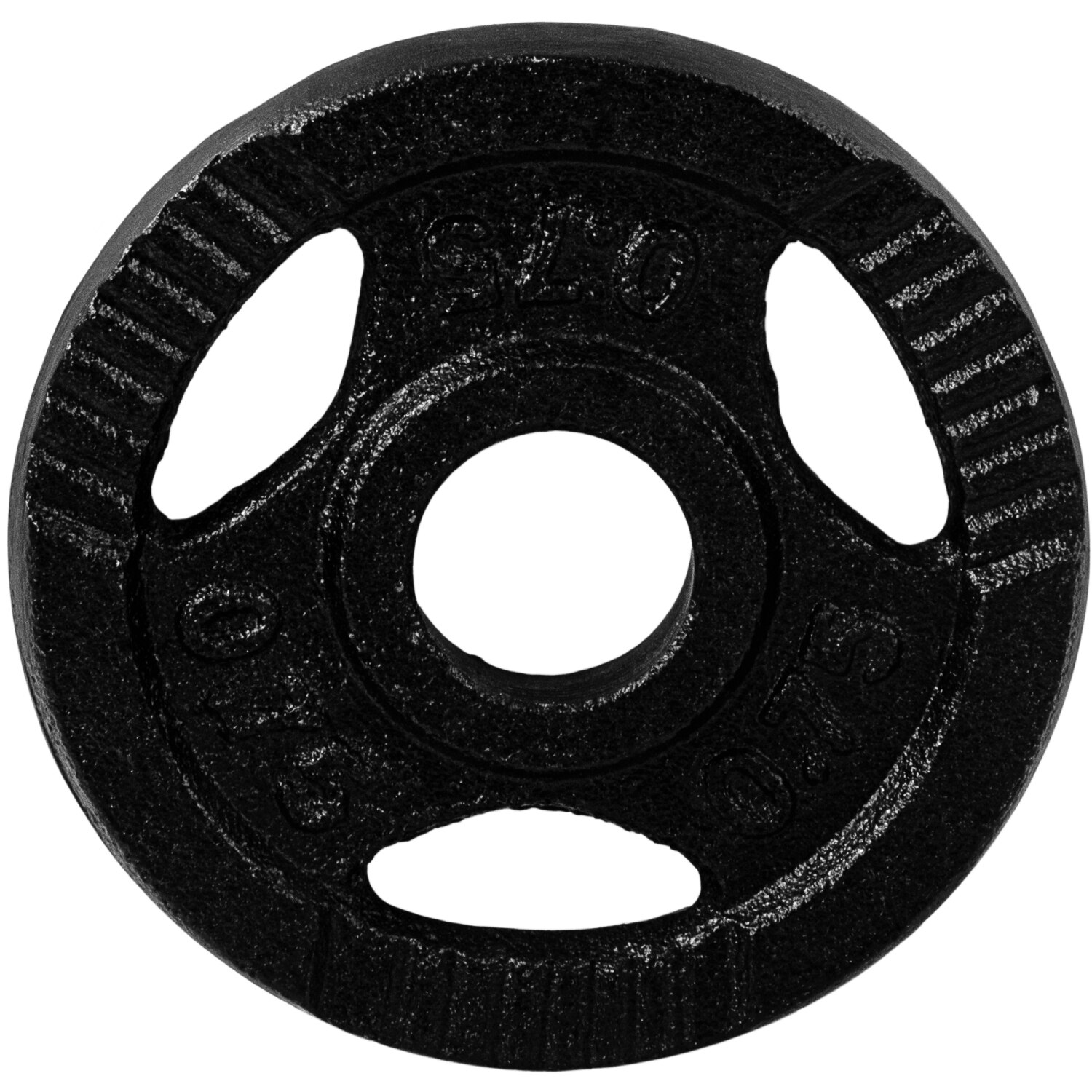 Set 4 x 0,75 Kg discuri cu prindere, MOVIT® 3 kg, fonta, negre - eMAG.ro