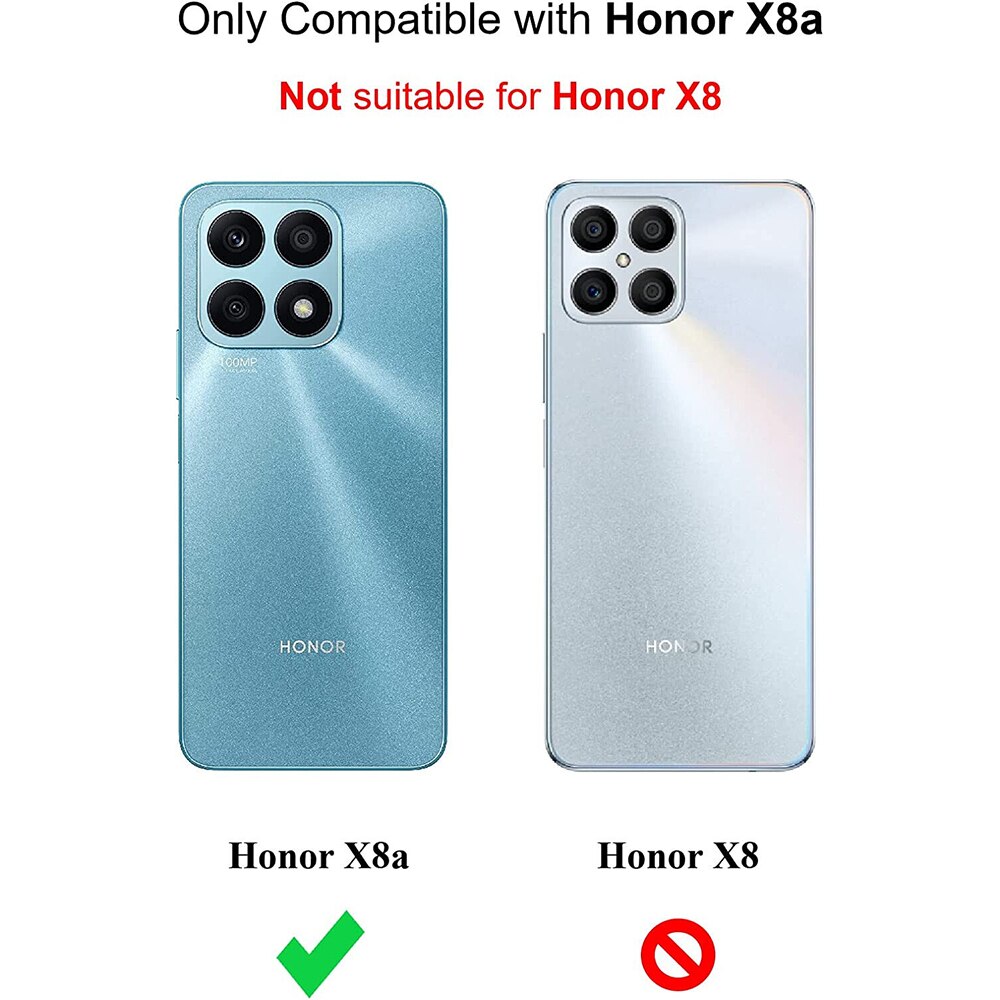 Husa compatibila cu Honor X8a, Protectie antisoc, Silicon Ultra Slim High Tech, Crystal Clear