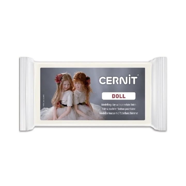 Lut polimeric Cernit Doll, Alb 500g