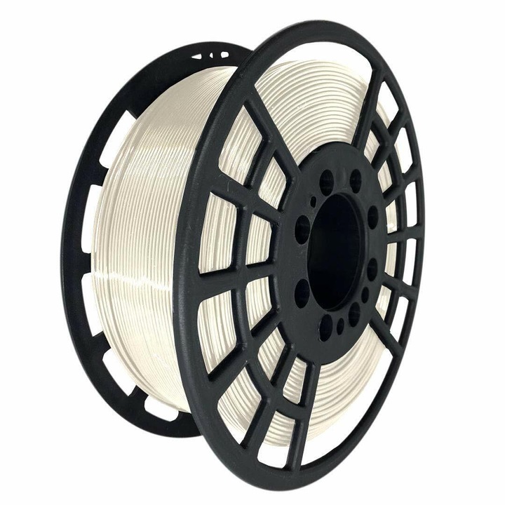 Filament GST3D ABS Alb pentru imprimanta 3D, 1.75mm Diametru, 1KG/bobina, White