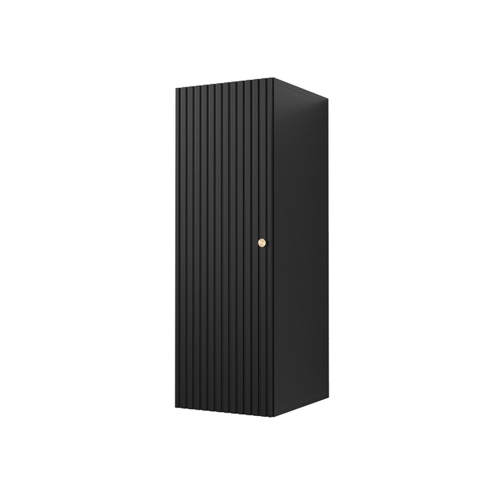 Dulap suspendat Towiro Slim I 100, MIRJAN24, negru, 64x100x40 cm