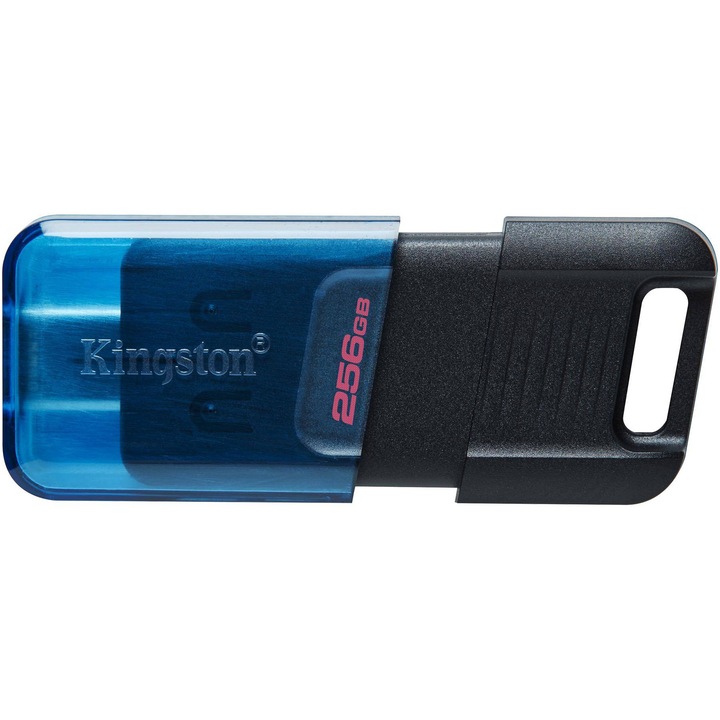 Kingston DataTraveler 80M USB memória, 256 GB, 200 MB/s, USB-C 3.2 Gen 1