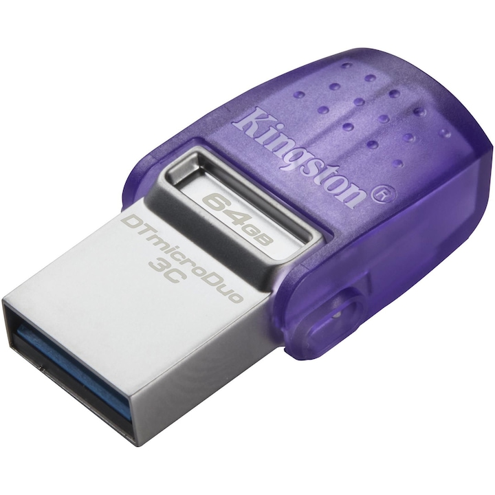 USB Flash памет Kingston 64GB DataTraveler microDuo 3C 200MB/s dual USB-A + USB-C