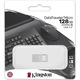 Kingston DataTraveler Micro USB memória, 128GB, 200MB/s, USB 3.2 Gen 1, metál