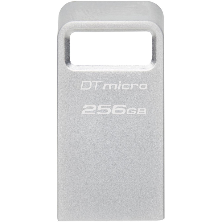 Kingston DataTraveler Micro USB Pendrive, 256 GB, 200 MB/s, USB 3.2 Gen 1, fém