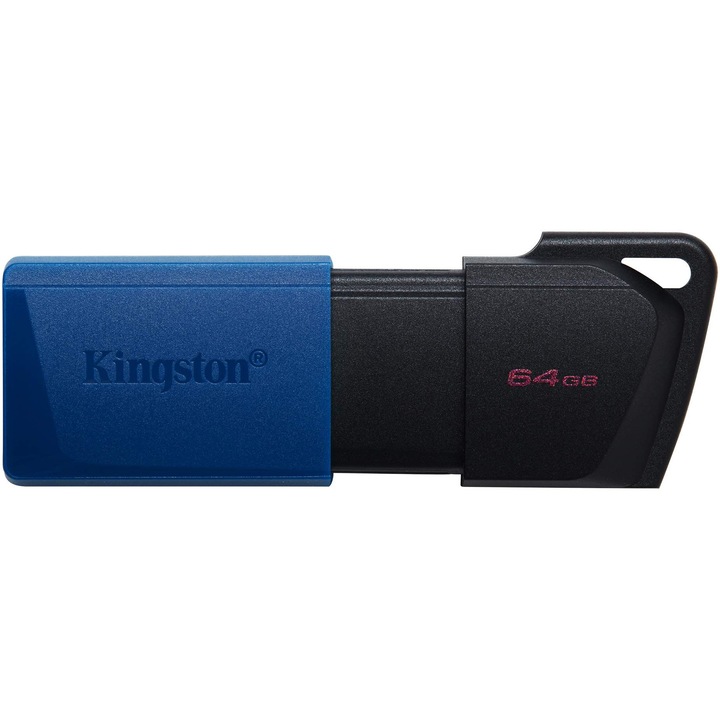USB Flash памет Kingston 64GB USB3.2 Gen 1 DataTraveler Exodia M (Black + Blue)