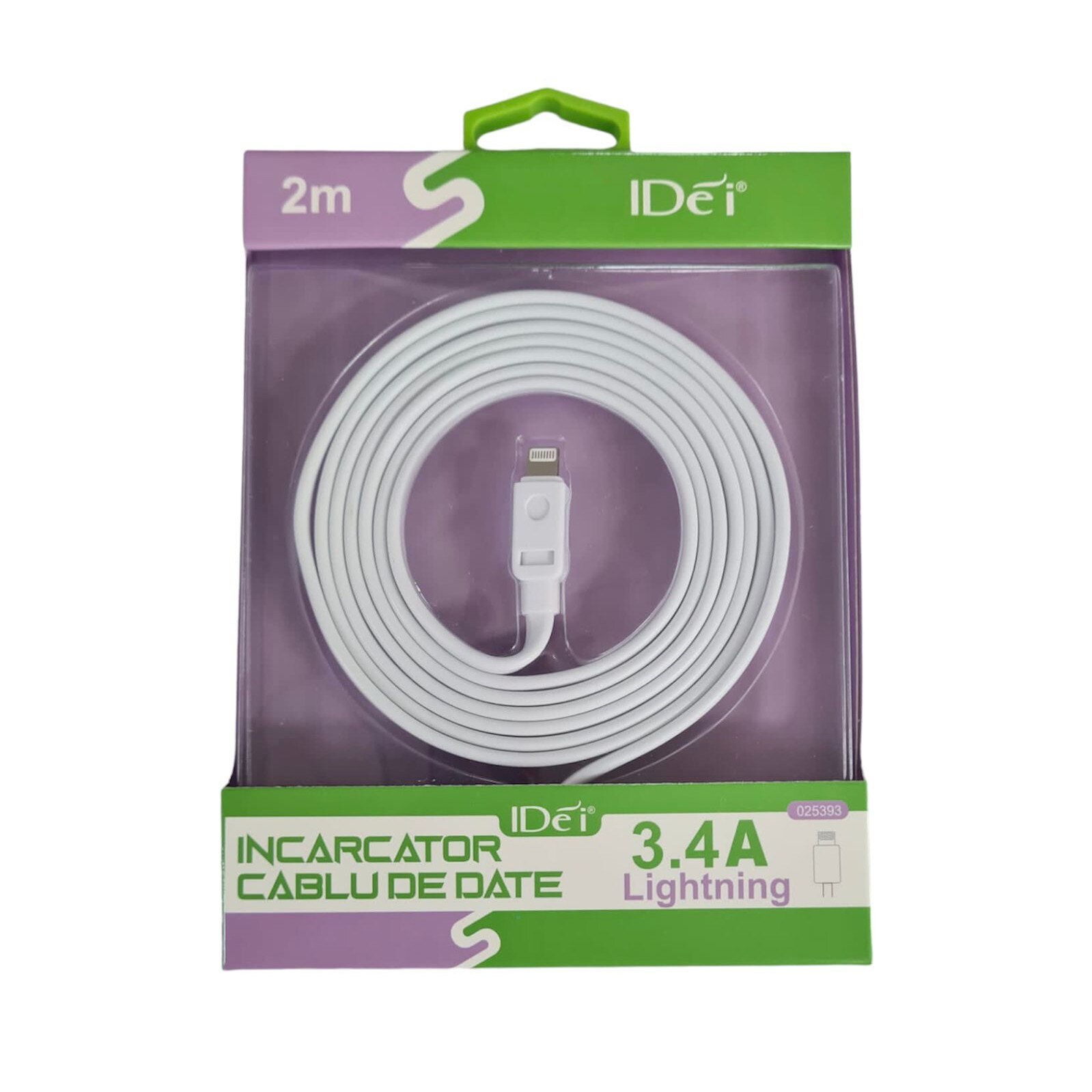 Cablu de date/incarcare lightining, compatibil apple,2m.,3.4A